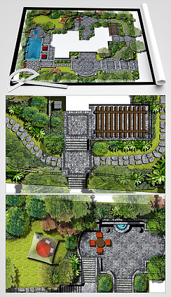 解锁灵感之源 办公区景观休闲活动广场PSD与CAD分层设计图详解