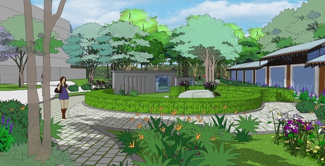 山东艺术学院绿地景观设计 艺术、生态与人文的交融